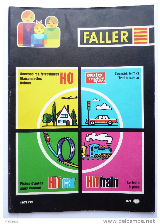 CATALOGUE FALLER 1971-72 TRAINS LOCO Et ACCESSOIRES Train - Frankreich