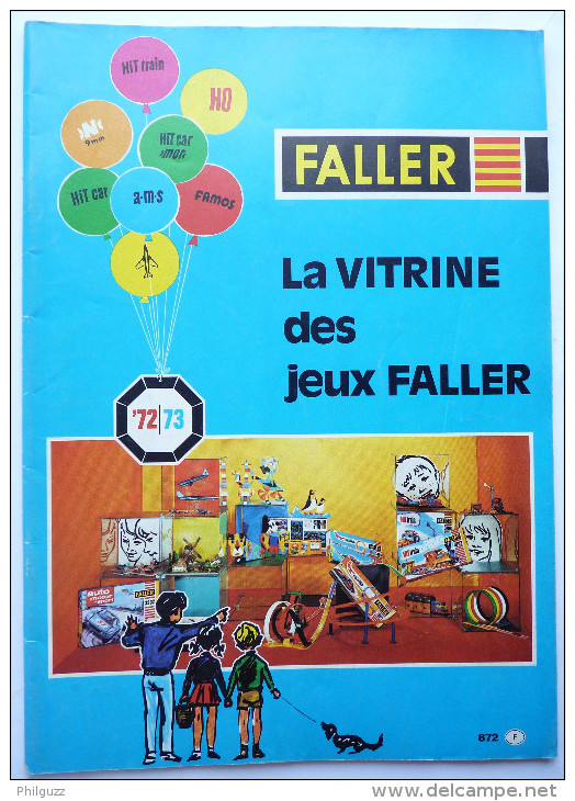 CATALOGUE FALLER 1972-73 TRAINS LOCO Et ACCESSOIRES Train - France