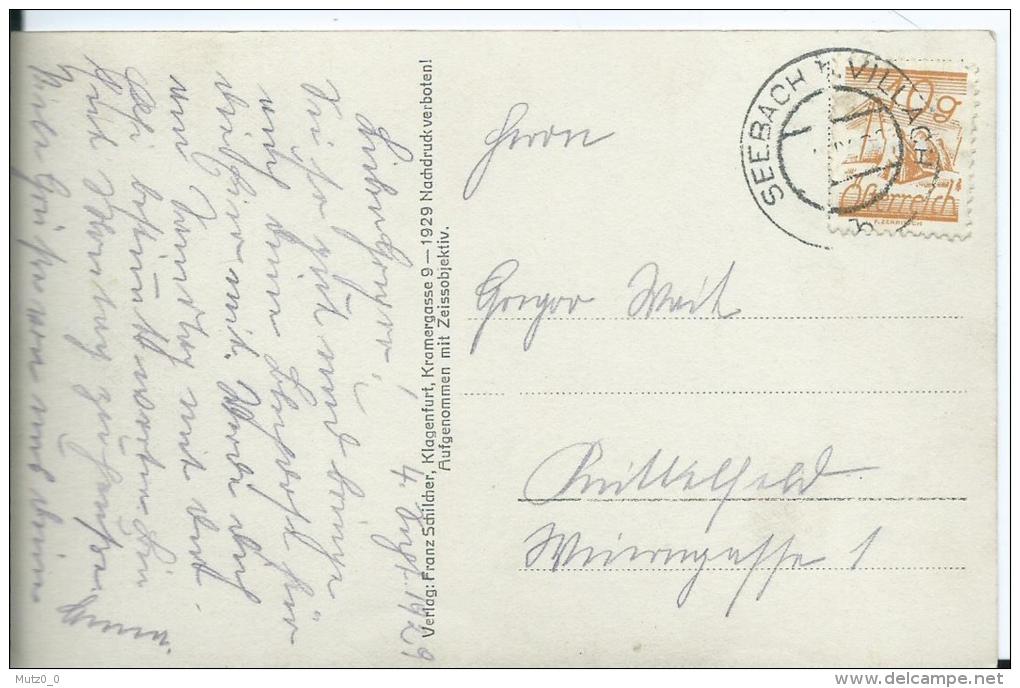 AK 0118  Faakersee Mit Dobratsch - Verlag Schilcher Um 1929 - Faakersee-Orte