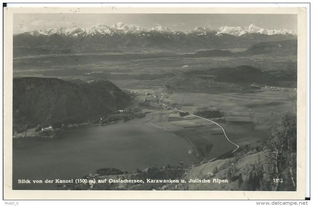 AK 0118  Blick Von Der Kanzel Auf Ossiachersee , Karawanken Und Julische Alpen Um 1939 - Ossiachersee-Orte