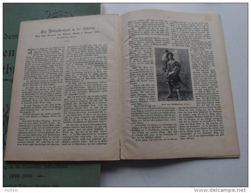 Die Jubelfeier Der Dornacher Schlacht In Solothurn : 1499 - 1899 Mappe & Buch , Dornach !!!  Sui - 3. Moderne (voor 1789)