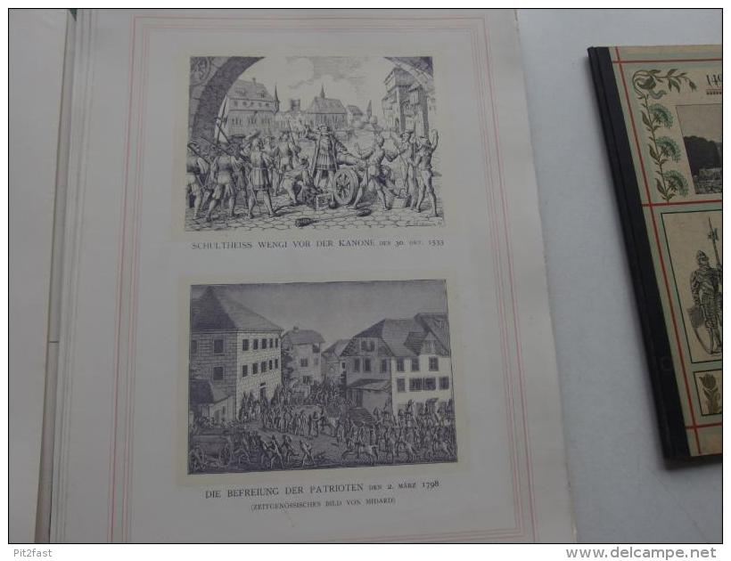 Die Jubelfeier der Dornacher Schlacht in Solothurn : 1499 - 1899 Mappe & Buch , Dornach !!!  sui
