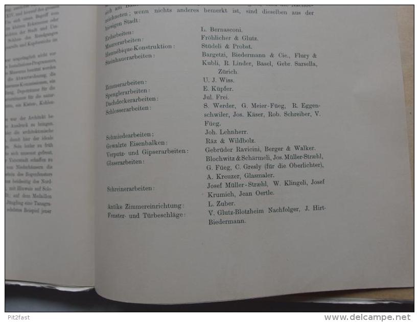 Denkschrift Zur Eröffnung Von Museum Und Saalbau Der Stadt Solothurn 1902 !!!  Sui - 4. Neuzeit (1789-1914)