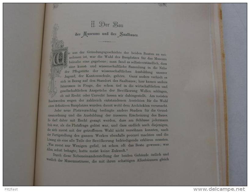 Denkschrift Zur Eröffnung Von Museum Und Saalbau Der Stadt Solothurn 1902 !!!  Sui - 4. 1789-1914