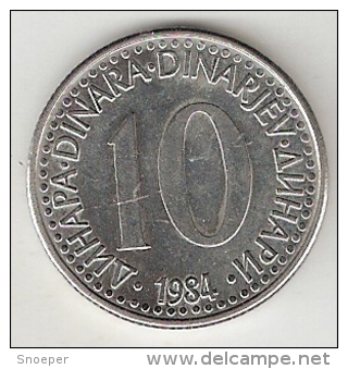 Yogoslavia 10 Dinara  1984  KM 89      Unc  !! - Yougoslavie