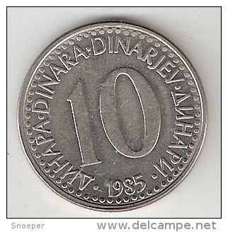 Yogoslavia 10 Dinara  1985  KM 89      Unc  !! - Yougoslavie