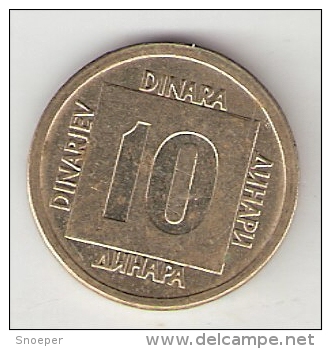 *Yogoslavia 10 Dinara  1988  KM 131 - Joegoslavië