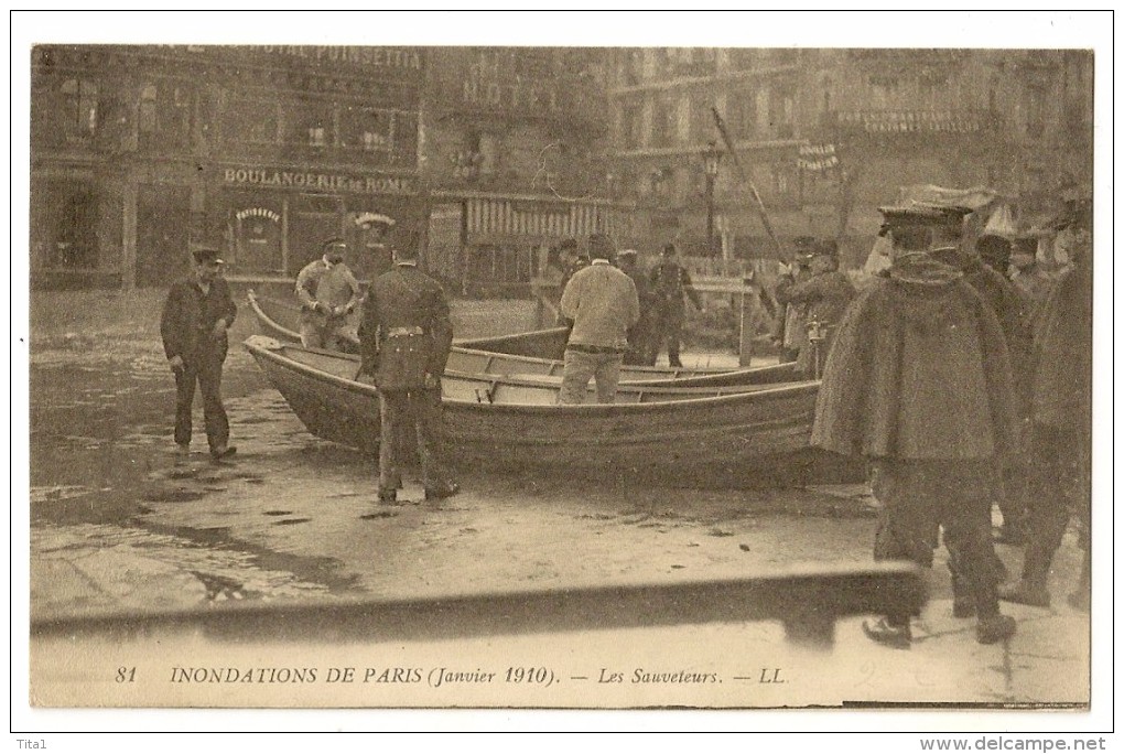 S2857 - 81 - Inondations De Paris  (Janvier 1910) - Les Sauveteurs - Inondations