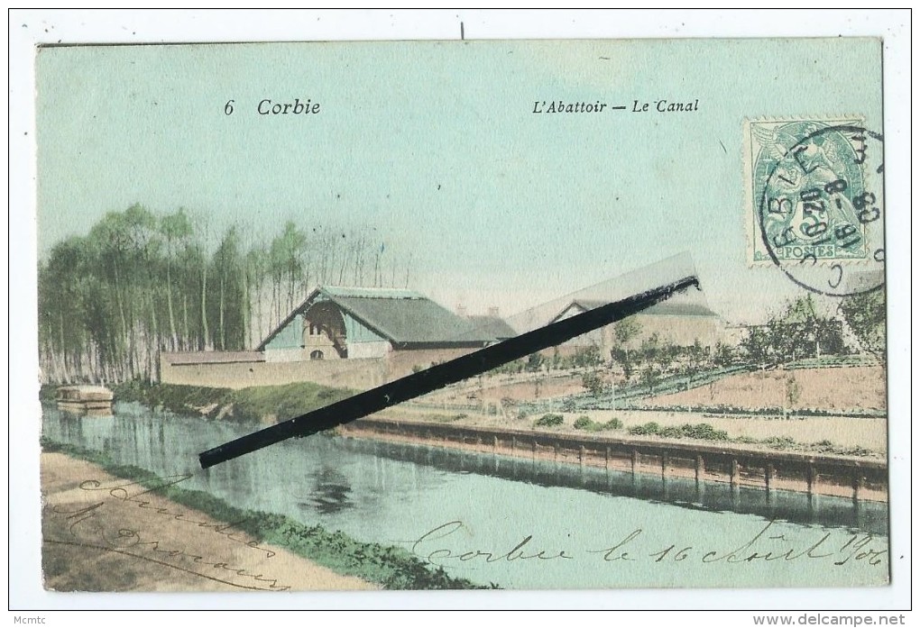 CPA - Corbie - L'Abattoir - Le Canal - Corbie