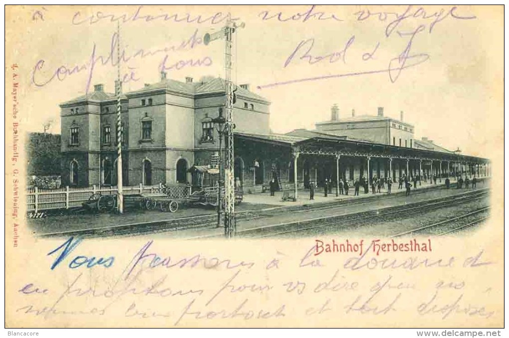 La GARE De HERBESTHAL - Lontzen