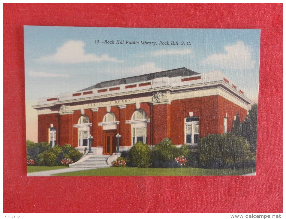 South Carolina> Rock Hill  Library--------------  -----   ------ref  1797 - Rock Hill