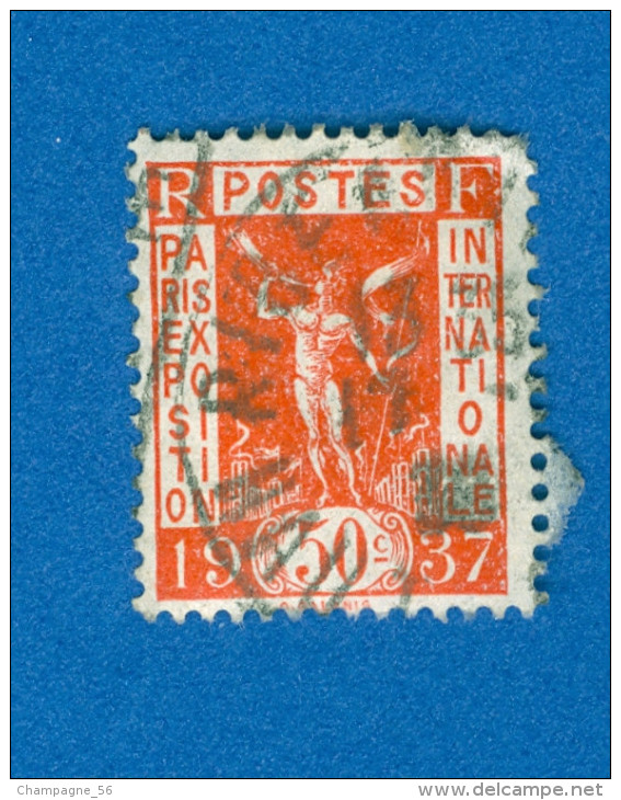 VARIÉTÉS 1936 N° 325  EXPOSITION ARTS & TECHNIQUES OBLITÉRÉ TB - Briefmarkenmessen