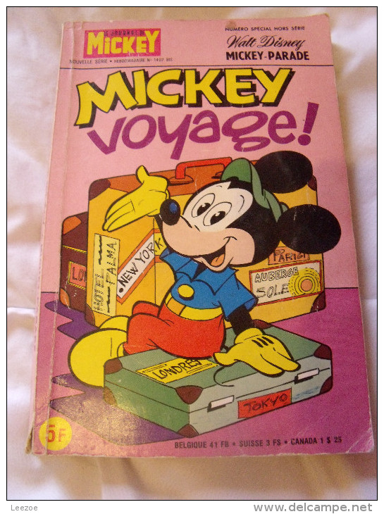 MICKEY PARADE N° 63,1407 : Mickey Voyage !...MICKY MAUS. - Mickey Parade