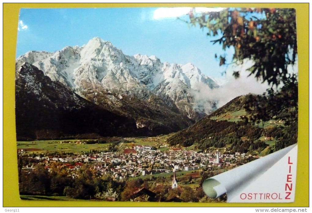 Lienz - Osttirol - Österreich - AK 1977 Gelaufen - Spitzkofel - Panorama - Dolomiten - Lienz