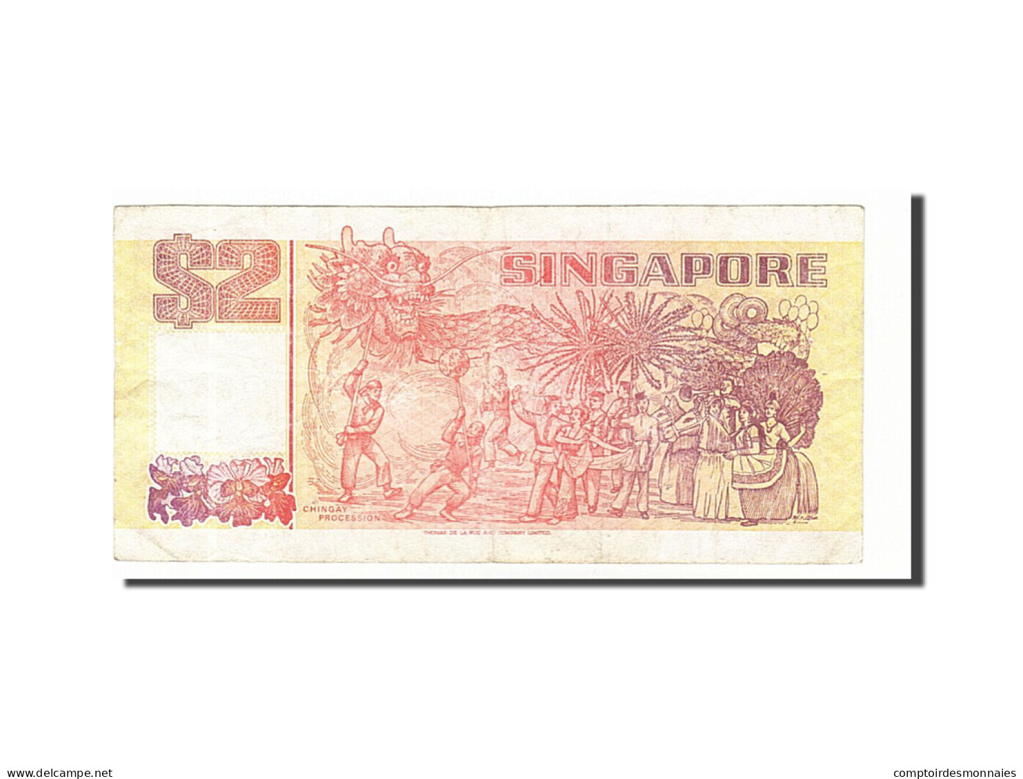 Billet, Singapour, 2 Dollars, 1990, TB+ - Singapore