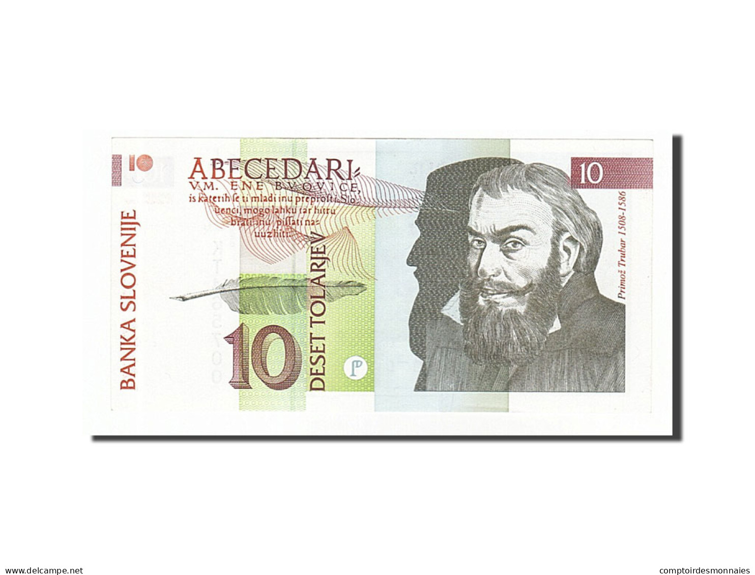 Billet, Slovénie, 10 Tolarjev, 1992, 1992-01-15, SPL - Slovenia