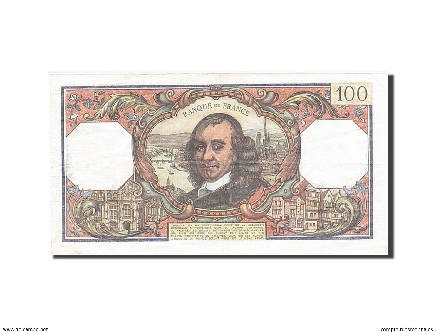 Billet, France, 100 Francs, 100 F 1964-1979 ''Corneille'', 1976, 1976-08-05 - 100 F 1964-1979 ''Corneille''