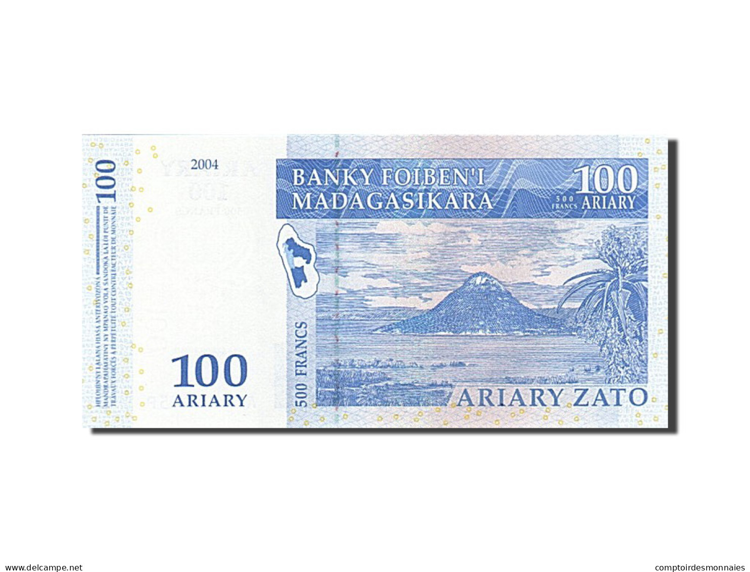 Billet, Madagascar, 100 Ariary, 2004, SPL - Madagascar