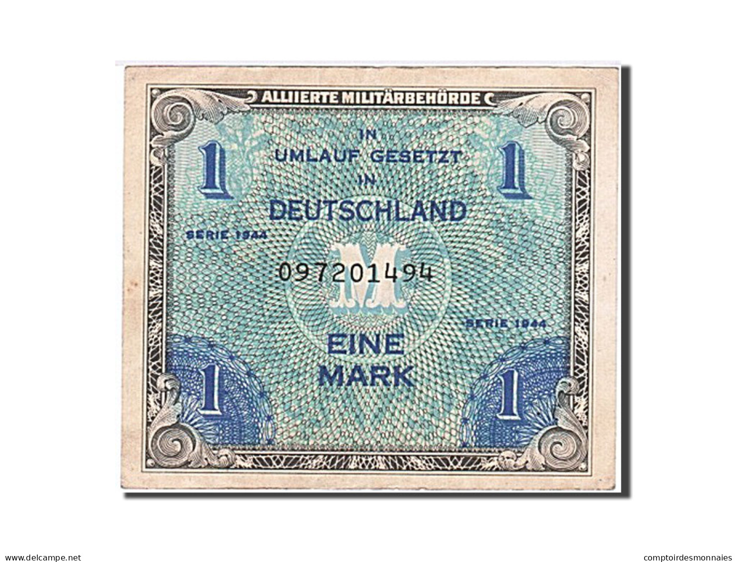 Billet, Allemagne, 1 Mark, 1944, TTB - Other & Unclassified