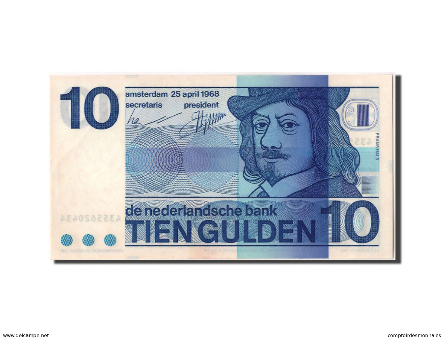 Billet, Pays-Bas, 10 Gulden, 1968, 1968-04-25, NEUF - 10 Gulden