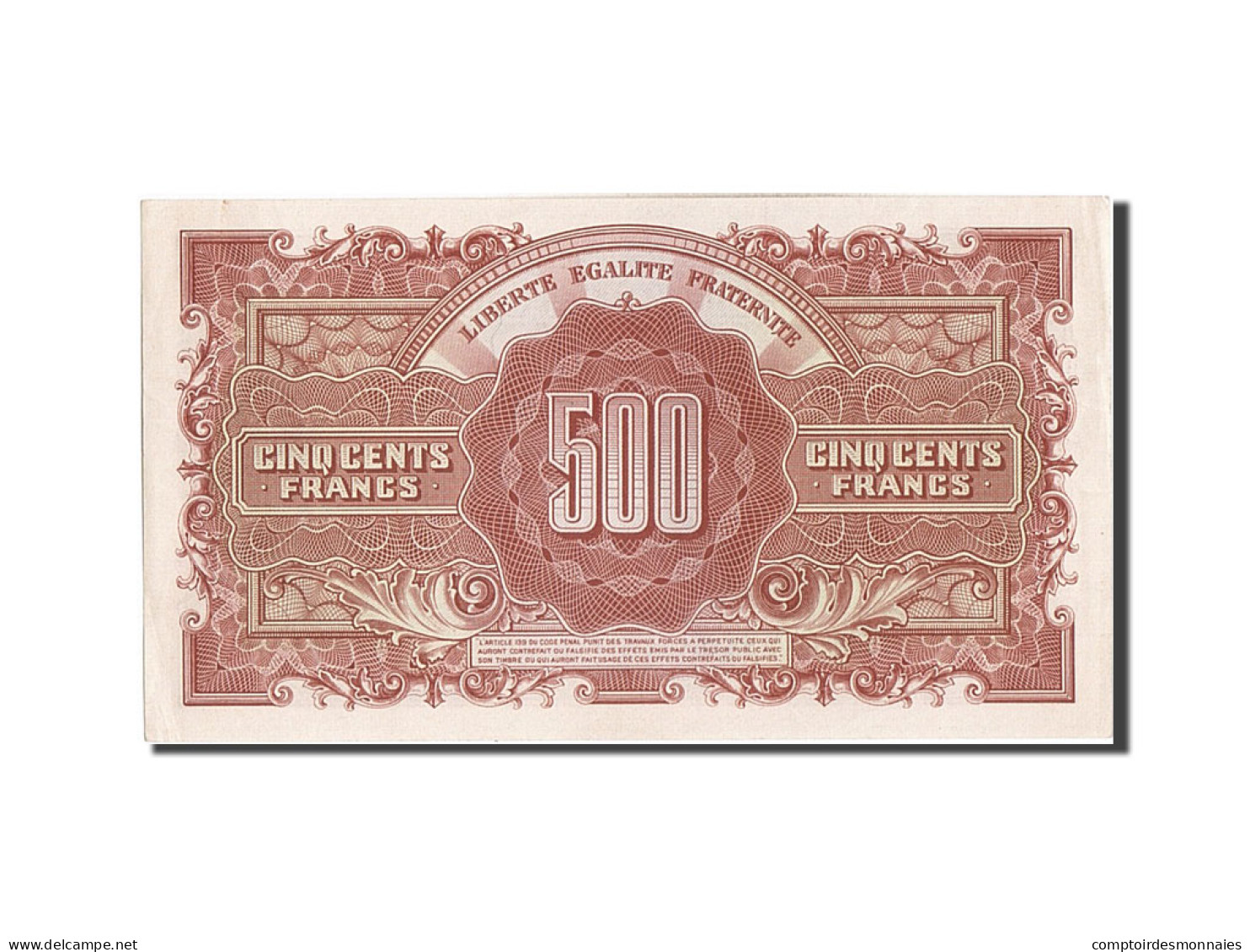 Billet, France, 500 Francs, 1943-1945 Marianne, 1945, SUP+, Fayette:VF11.2 - 1943-1945 Marianne