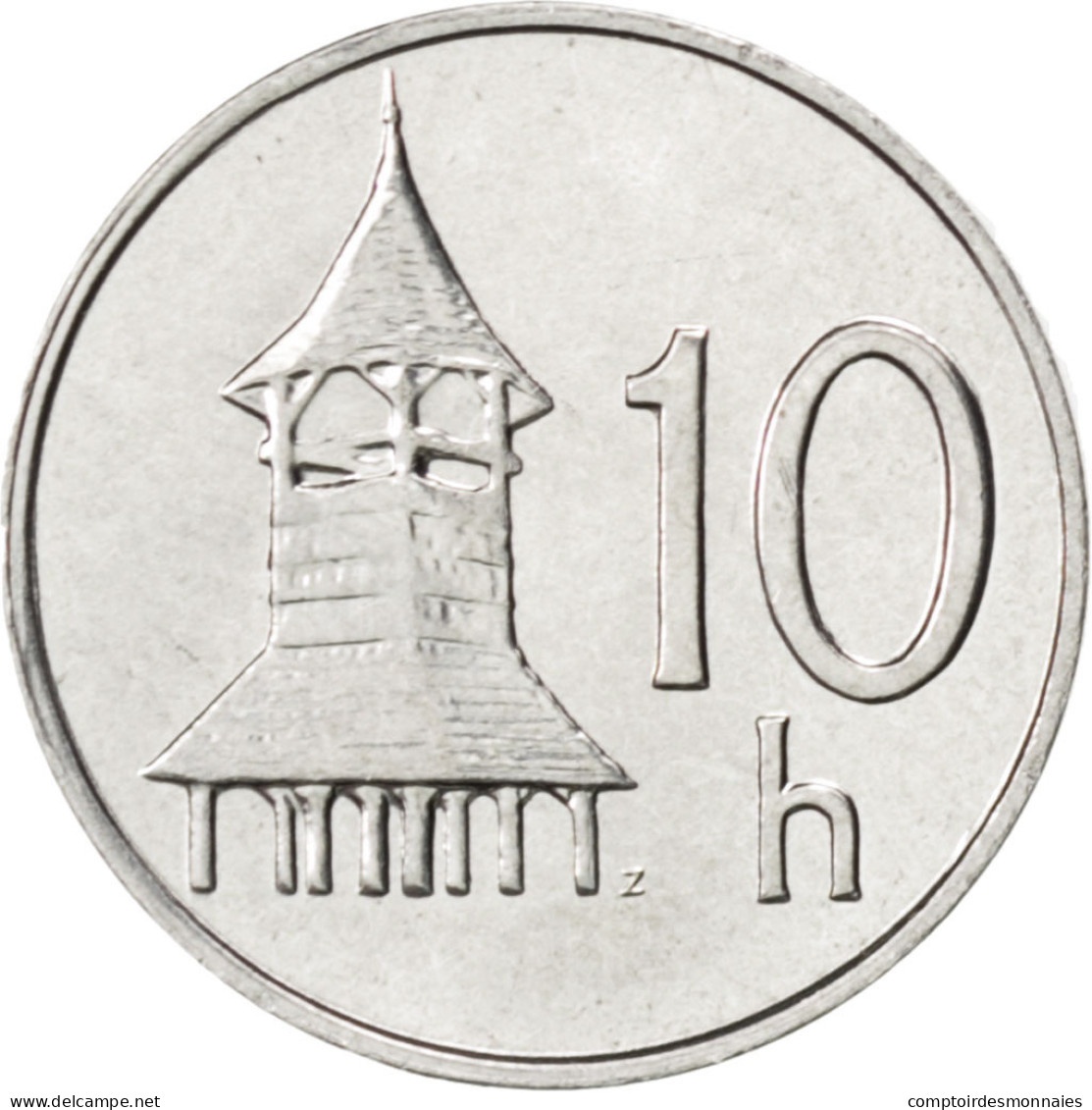 Monnaie, Slovaquie, 10 Halierov, 2002, SPL, Aluminium, KM:17 - Eslovaquia