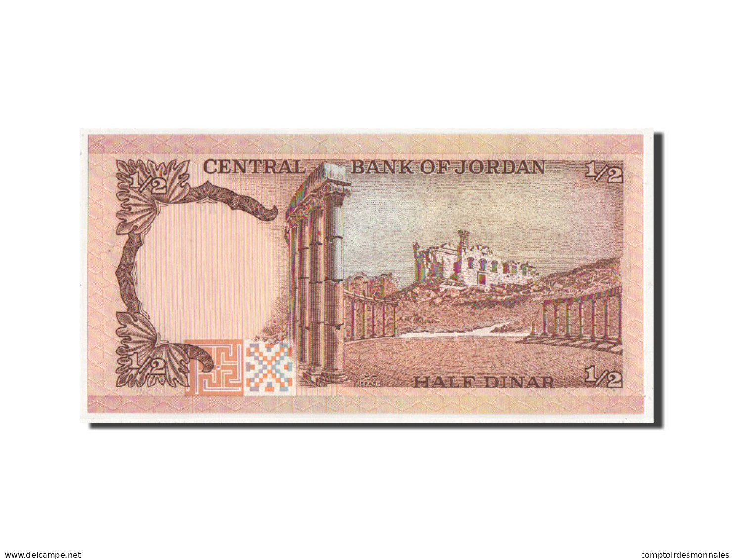 Billet, Jordan, 1/2 Dinar, SPL - Jordanien