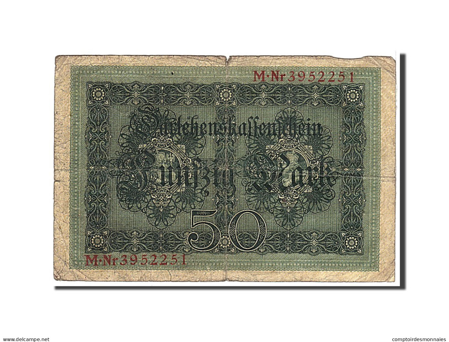 Billet, Allemagne, 50 Mark, 1914, KM:49b, B - 50 Mark