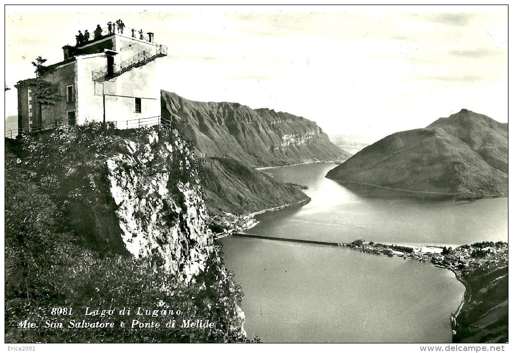 TI Tessin. Monte San Salvatore E Ponte Di Melide. - Melide