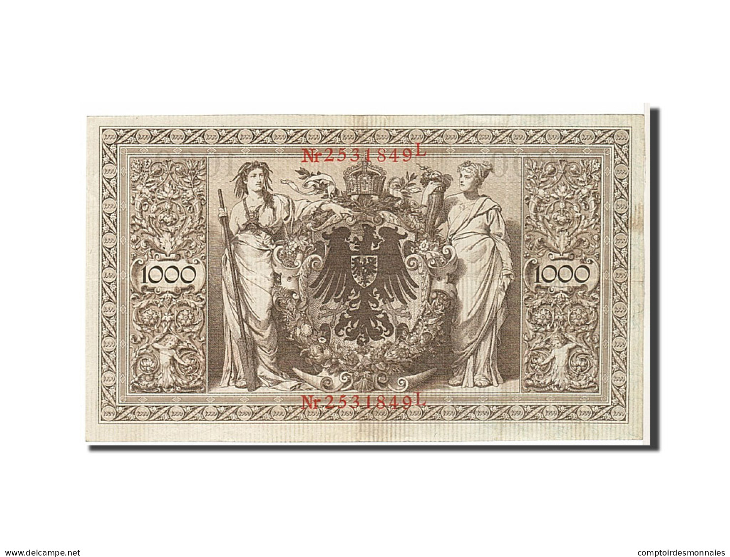 Billet, Allemagne, 1000 Mark, 1910, KM:44b, TTB+ - 1000 Mark