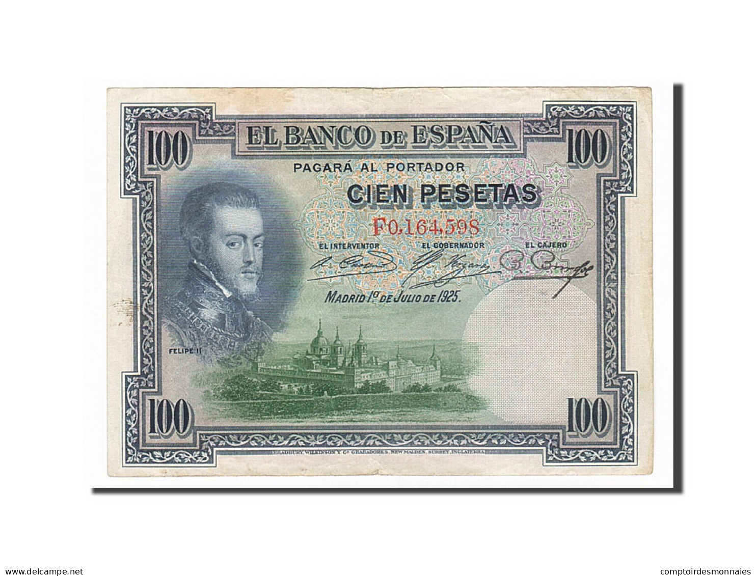 Billet, Espagne, 100 Pesetas, 1925, 1925-07-01, TB+ - 100 Pesetas