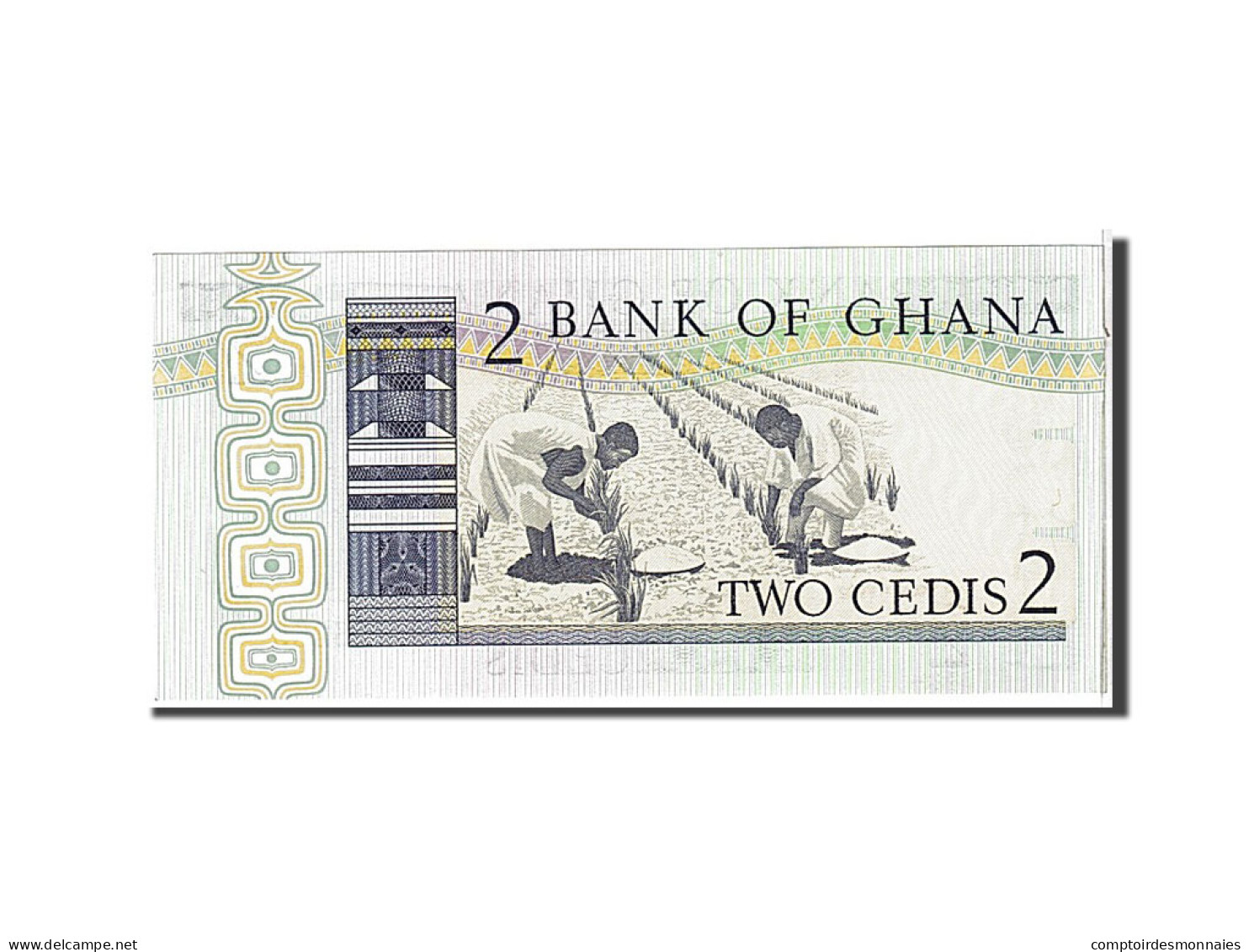 Billet, Ghana, 2 Cedis, 1982, KM:18d, NEUF - Ghana