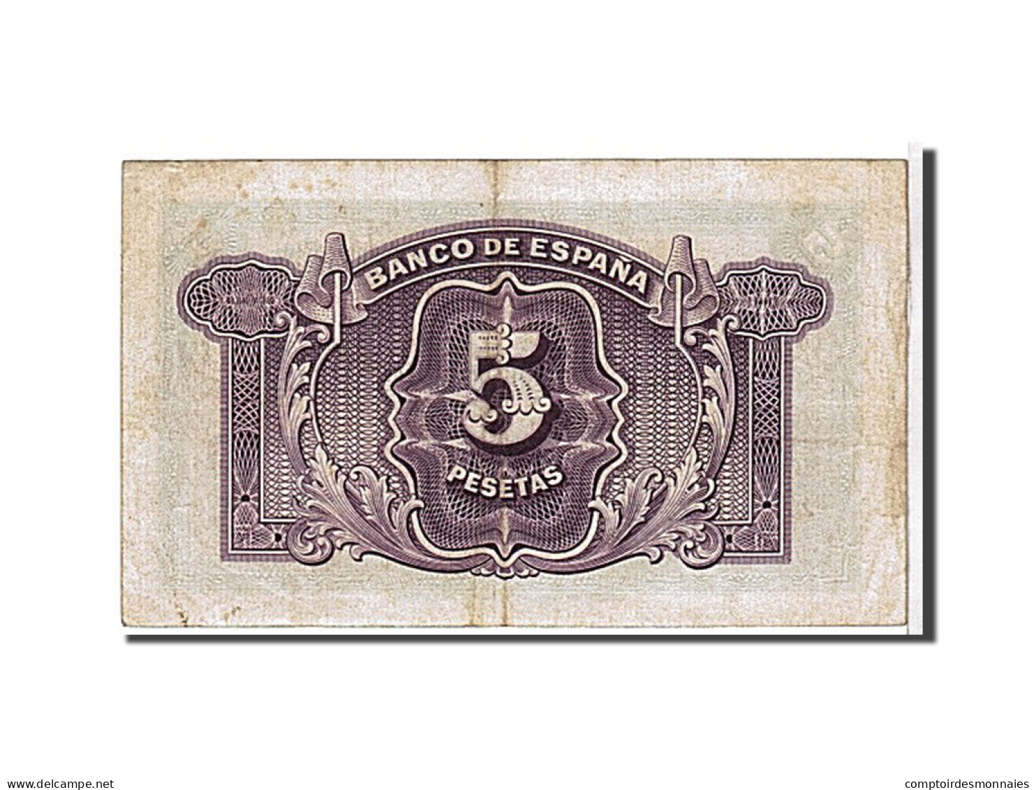 Billet, Espagne, 5 Pesetas, 1935, KM:85a, TTB+ - 5 Peseten