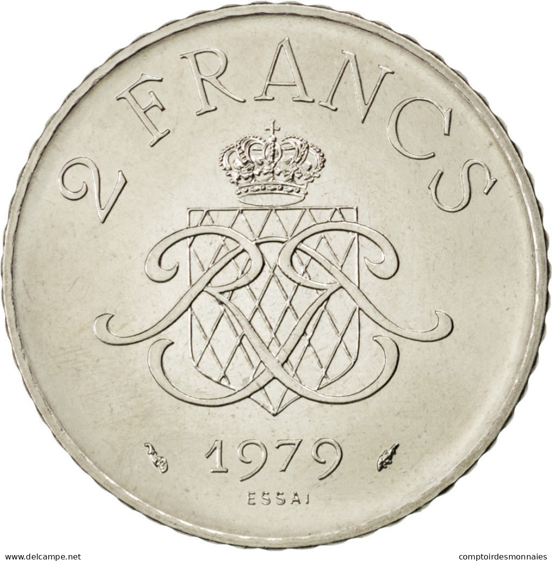 Monnaie, Monaco, 2 Francs, 1979, SPL, Nickel, KM:E71, Gadoury:151 - 1960-2001 Nouveaux Francs