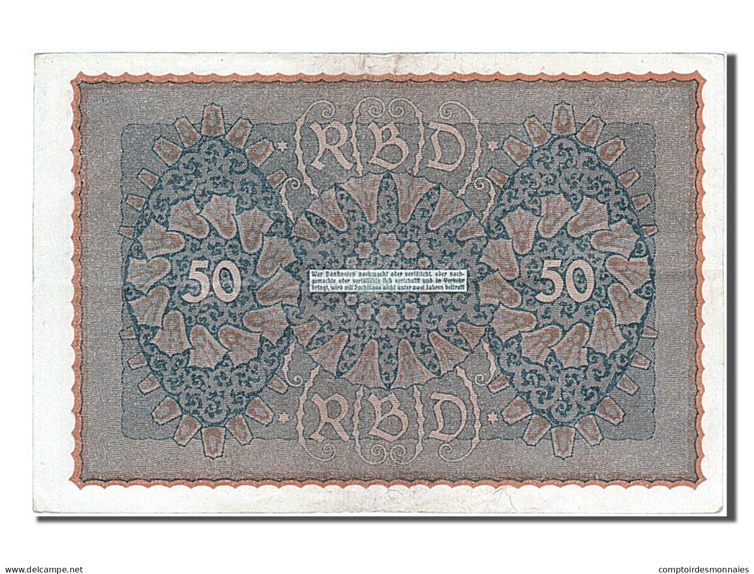 Billet, Allemagne, 50 Mark, 1919, 1919-06-24, SUP - 50 Mark