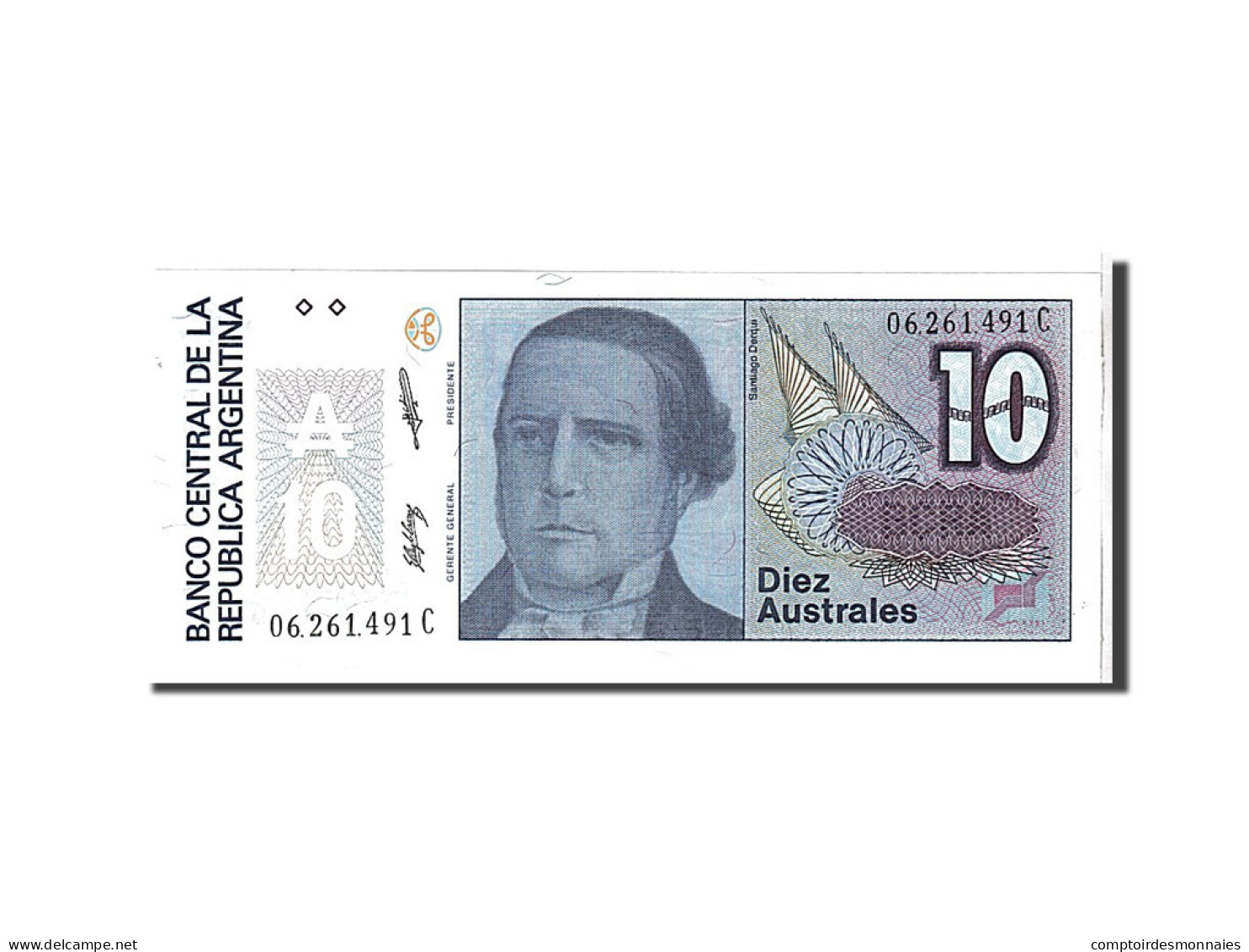 Billet, Argentine, 10 Australes, 1985, KM:325b, NEUF - Argentine