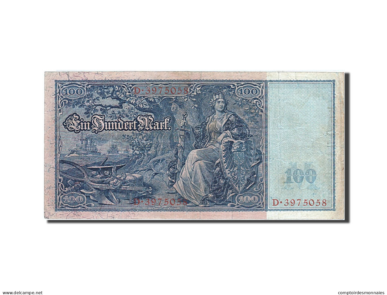 Billet, Allemagne, 100 Mark, 1910, 1910-04-21, TTB - 100 Mark