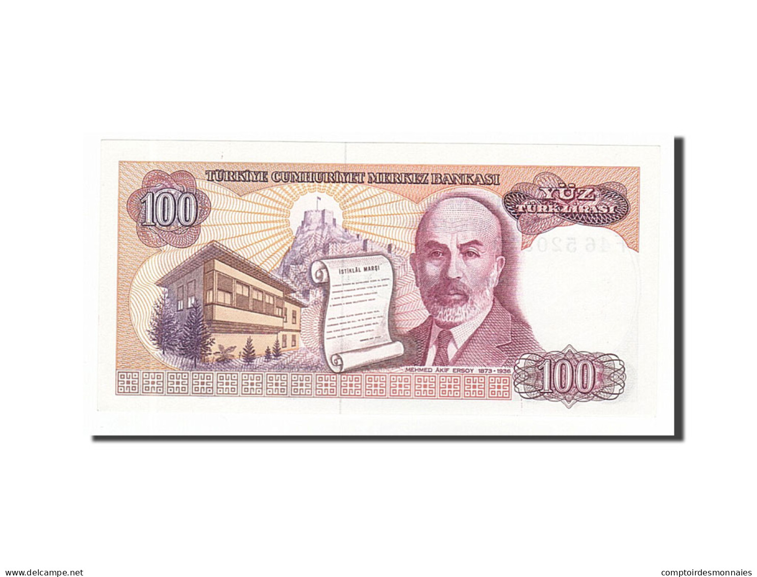 Billet, Turquie, 100 Lira, 1984, SPL - Turquie