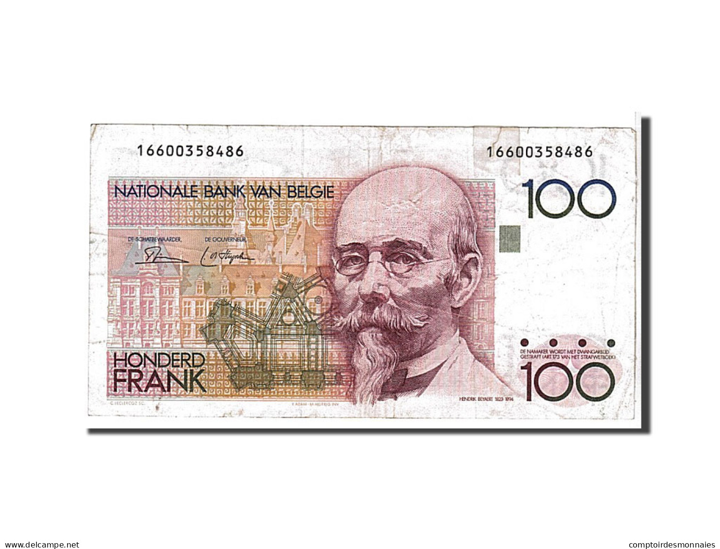 Billet, Belgique, 100 Francs, 1978, KM:140a, TB - 100 Francos