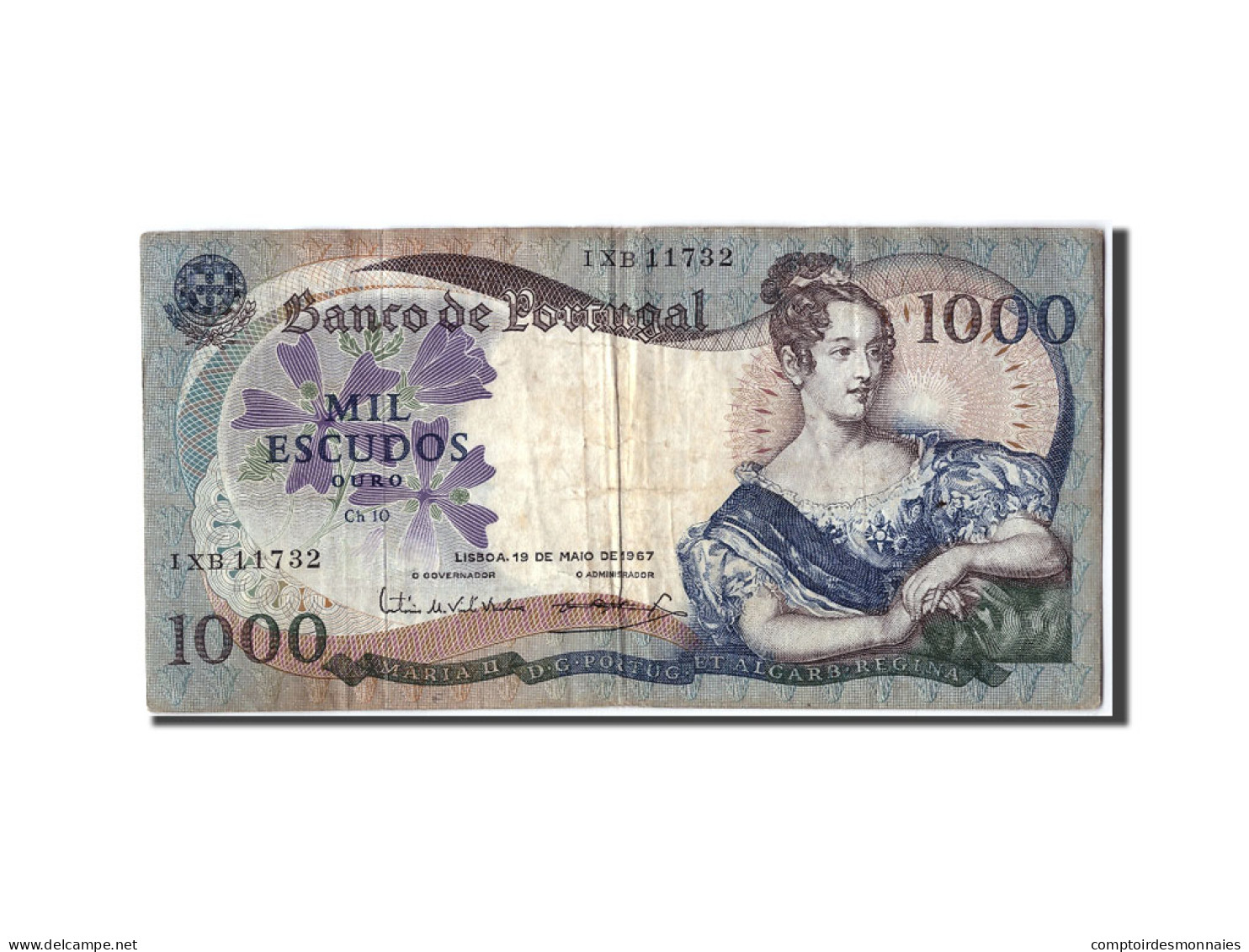 Billet, Portugal, 1000 Escudos, 1967, 1967-05-16, TB - Portugal