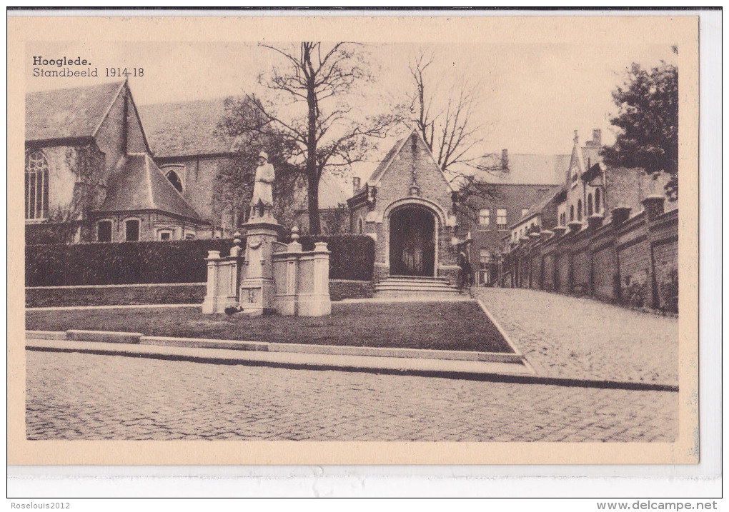 HOOGLEDE / HOOGHLEDE : Standbeeld Der Gesneuvelde 1914-18 - Hooglede