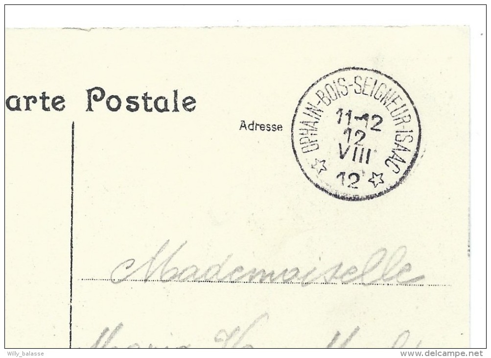 CPA - BOIS SEIGNEUR ISAAC - L'Abbaye - Cachet Relais 1912  // - Eigenbrakel
