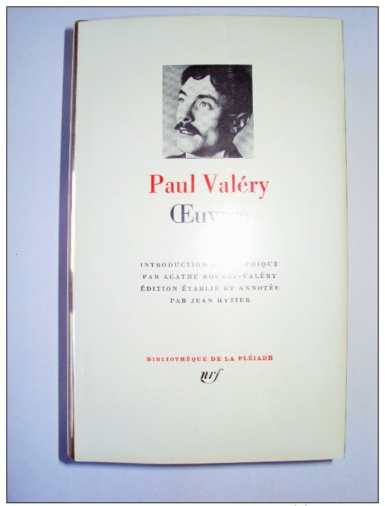 Paul VALERY Oeuvres Coll. De La Pléiade, 1957 - La Pléiade