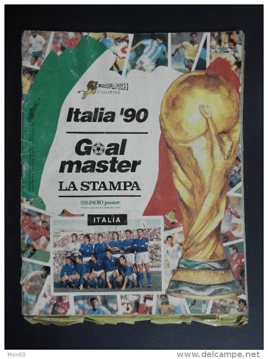 ALBUM CALCIATORI FIGURINE EUROFLASH "ITALIA 1990" - GOAL MASTER LA STAMPA - Trading Cards