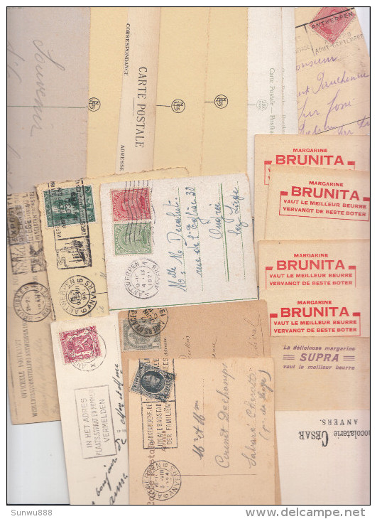 Lot 23 Cartes Anvers Antwerpen (Nels, Verhoeven, Thill, Margarine Brunita Supra,, chocolaterie César, flamme)