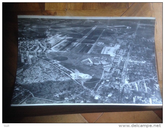 AVIATION Avion PHOTO GRAND FORMAT 42.5 X 27  Cms L'AEROPORT  Du BOURGET (Lapie 1958)(aérodrome  Airport ) - Aviation