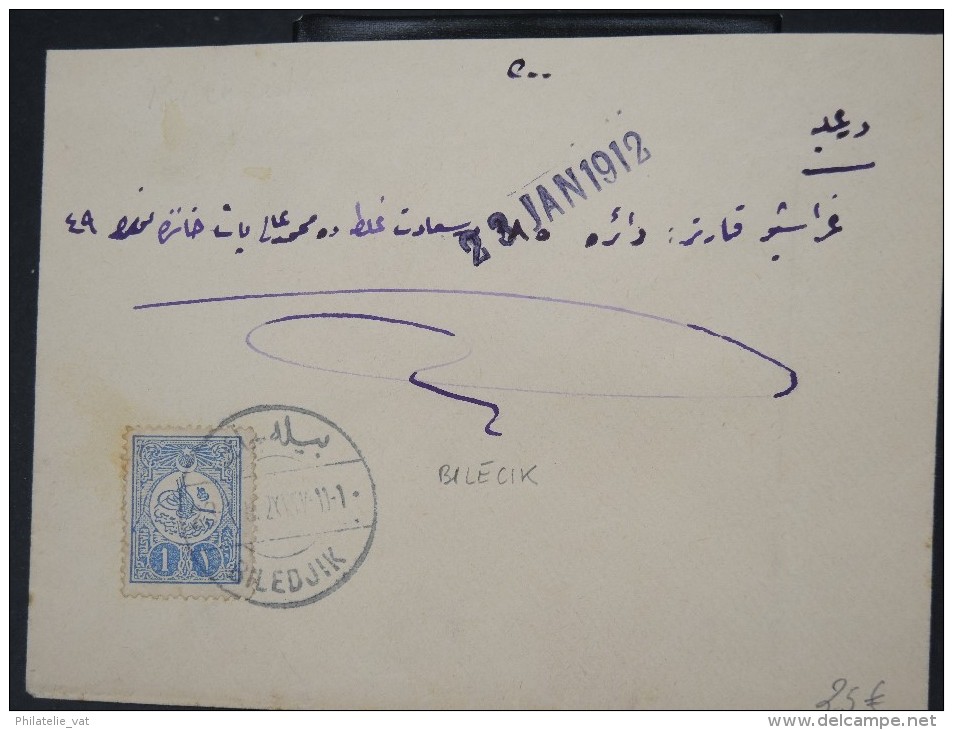 TURQUIE-Détaillons Belle Collection De Lettres (Bureaux Intérieurs Début 1900) - Rare Dans Cette Qualité LOT P4046 - Lettres & Documents