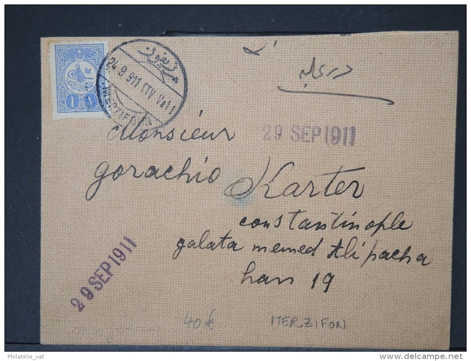 TURQUIE-Détaillons Belle Collection De Lettres (Bureaux Intérieurs Début 1900) - Rare Dans Cette Qualité P4057 - Lettres & Documents