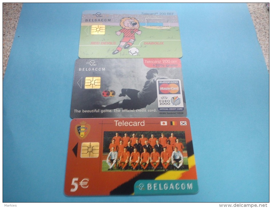 Football 3 Phonecards - Sport