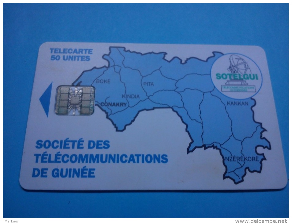 Phonecard Guinée Used 2 Scans See Quality Scan  Used - Guinea